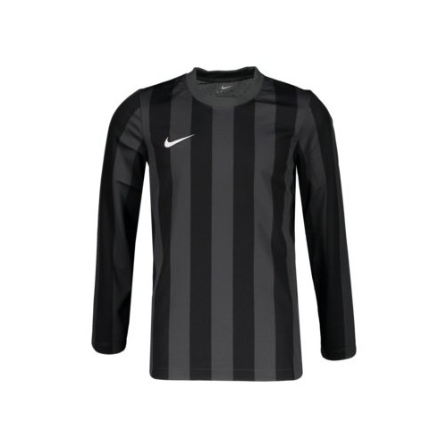 P020 - Maillot Nike Striped Division IV Manches longues enfant - CW3825 - Gris/Noir