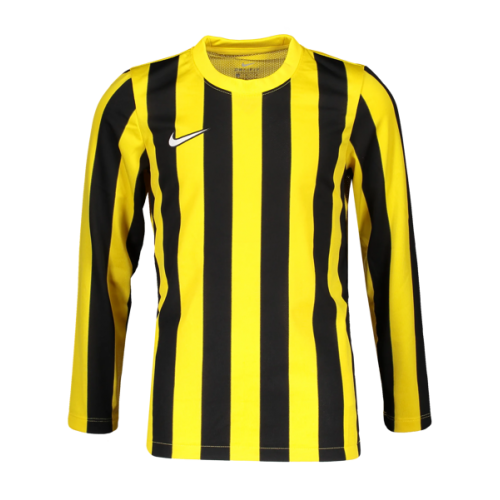 P028 - Maillot Nike Striped Division IV Manches longues enfant - CW3825 - Jaune/Noir