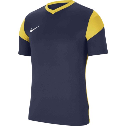 P242-Maillot Nike Park Derby III manches courtes adulte - CW3826 - Marine/Jaune