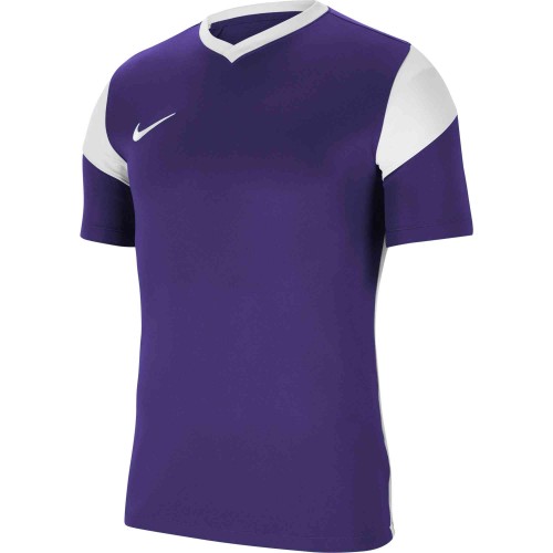 P244-Maillot Nike Park Derby III manches courtes adulte - CW3826 - Marine/Blanc