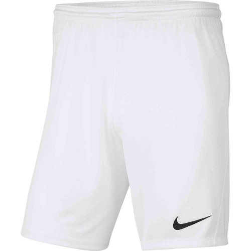 P472 - Short Nike Park III adulte - BV6855 - Blanc