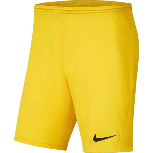 P482 - Short Nike Park III adulte - BV6855 - Jaune