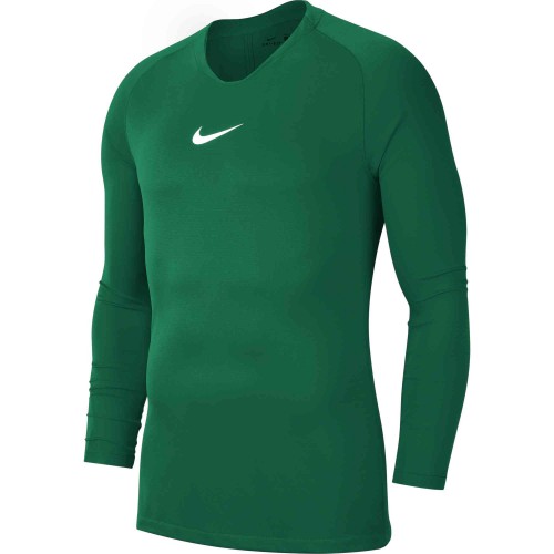 P752 - Sous maillot Nike Park First Layer manches longues adulte AV2609 - Vert