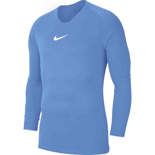 P755 - Sous maillot Nike Park First Layer manches longues adulte AV2609 - Bleu Clair