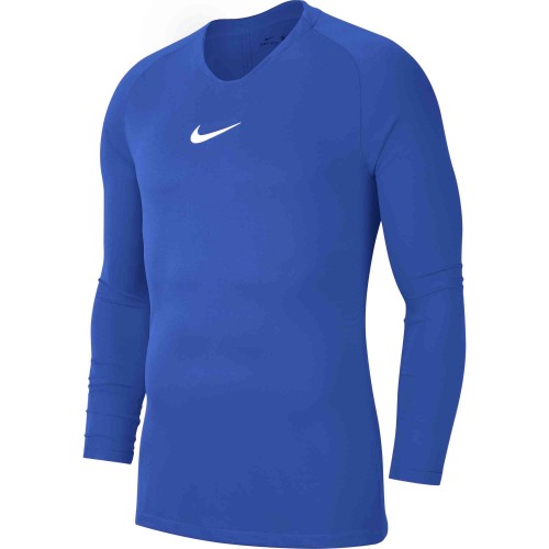 P756 - Sous maillot Nike Park First Layer manches longues adulte AV2609 - Bleu Roi