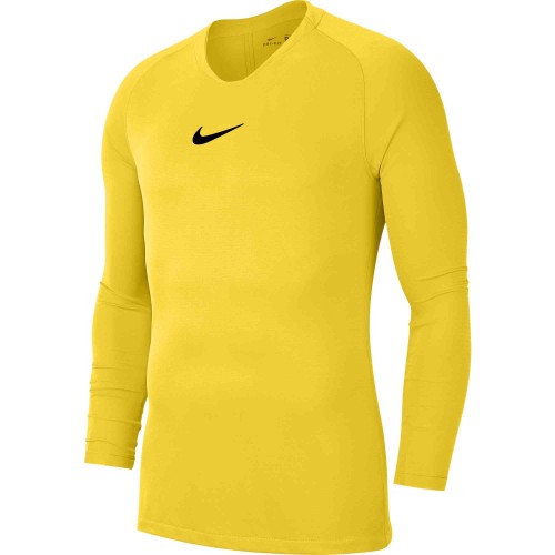 P761 - Sous maillot Nike Park First Layer manches longues adulte AV2609 - Jaune