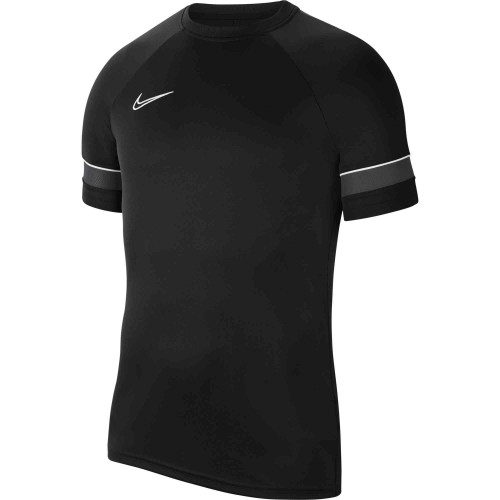 T009 - Maillot Nike Academy 21 manches courtes enfant CW6103 - Noir