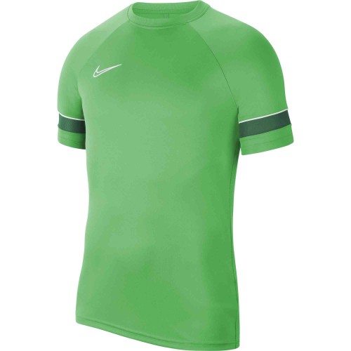 T011 - Maillot Nike Academy 21 manches courtes enfant CW6103 - Vert