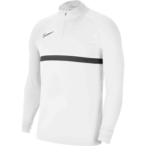 T034 - Sweat Nike Academy 21 adulte CW6110 - Blanc