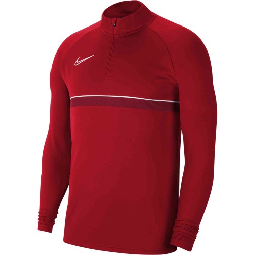 T038 - Sweat Nike Academy 21 adulte CW6110 - Rouge