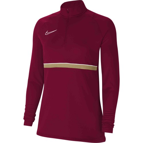 T119- Sweat Nike Academy 21 Femme CV2653 - Rouge