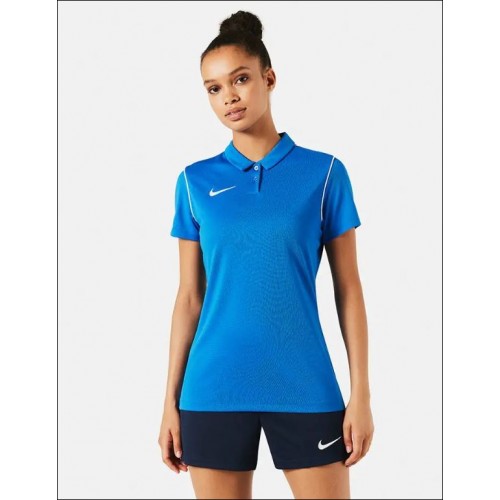 T175 - Polo Nike Park 20 manches courtes femme BV6893 - Bleu Roi